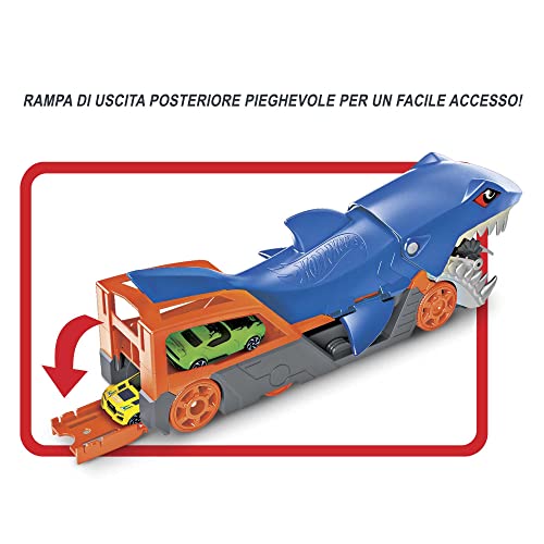 Trasportatore Squalo Macchina, Divoratore di Macchinine - Hot Wheels