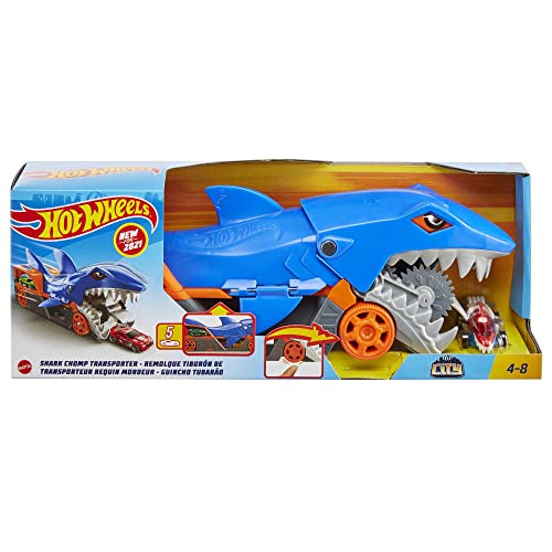 Trasportatore Squalo Macchina, Divoratore di Macchinine - Hot Wheels