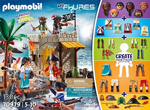 Isola dei Pirati Playmobil con 6 Personaggi, gioco di costruzione da 5 anni - 70979