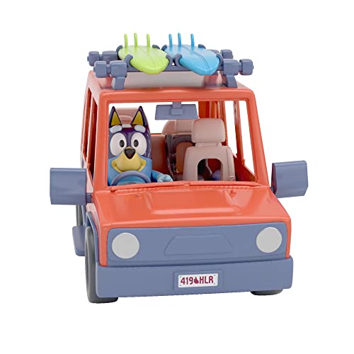 Jeep Bluey della Famiglia Heeler con Personaggio Bandit - Giochi Preziosi