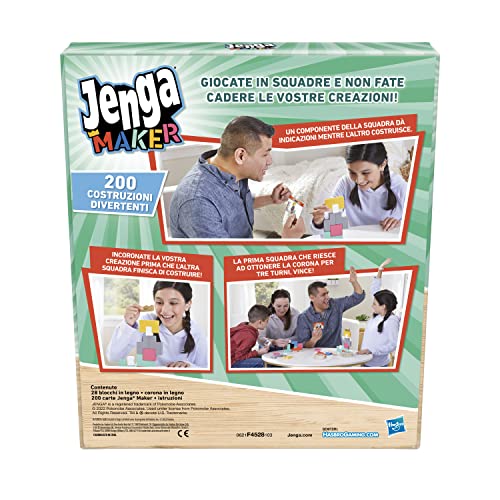 Jenga Maker, Gioco di società da 8+ anni - Hasbro Gaming