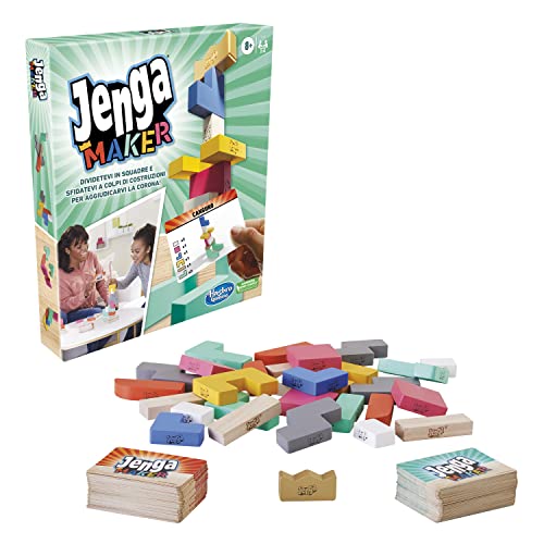 Jenga Maker, Gioco di società da 8+ anni - Hasbro Gaming