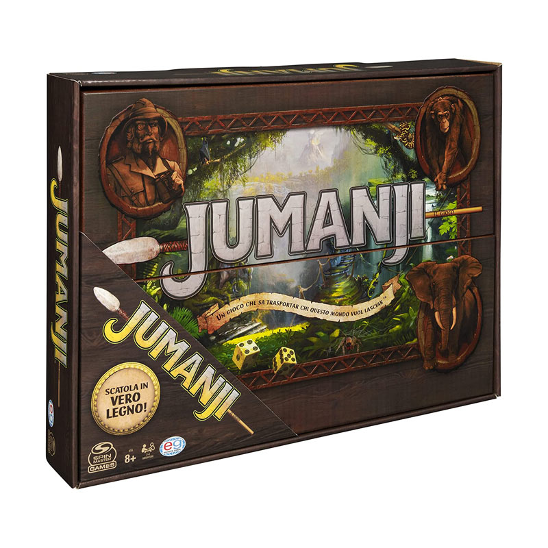 Jumanji Gioco in scatola in legno - Editrice Giochi