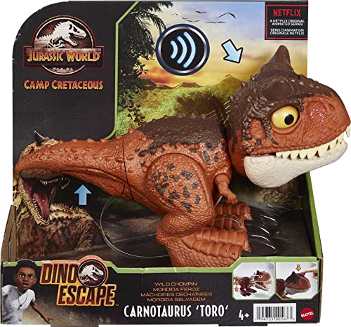 Jurassic World - Carnotauro, Giochi dinosauri per Bambini 4+ Anni