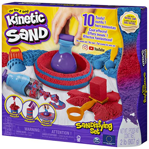 Sabbia cinetica - Kinetic Sand 907gr con 10 accessori inclusi