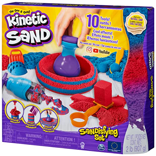 Sabbia cinetica - Kinetic Sand 907gr con 10 accessori inclusi