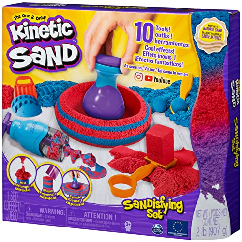 Sabbia cinetica - Kinetic Sand 907gr con 10 accessori inclusi