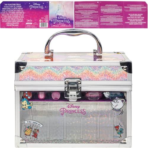 Kit Trucchi per bambina da 3 anni, con lucidalabbra, pennello, smalto per unghie e accessori - Disney Princess