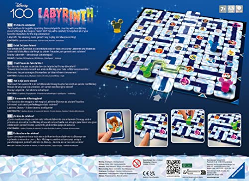 Labirinto Magico Disney, edizione 100 anni  -  Gioco Da Tavolo Ravensburger