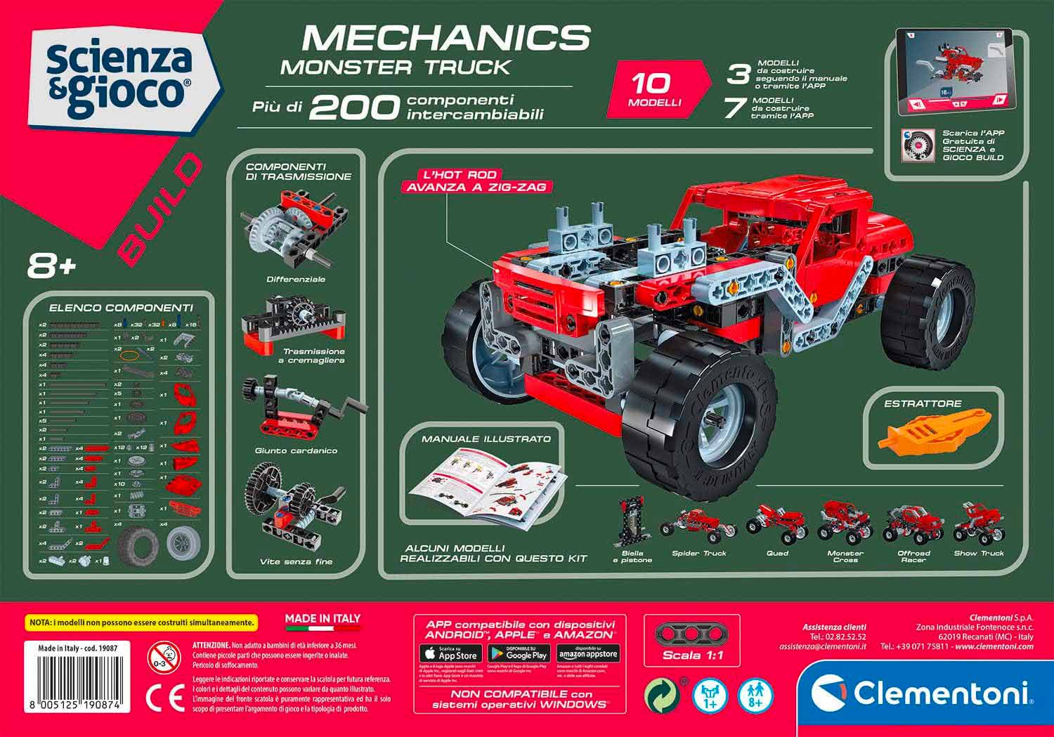Laboratorio di Meccanica Monster Trucks - Clementoni