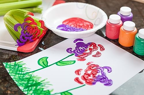 I Lavabilissimi, 10 Barattoli di Tempere Lavabili per Bambini da 3 Anni - Crayola