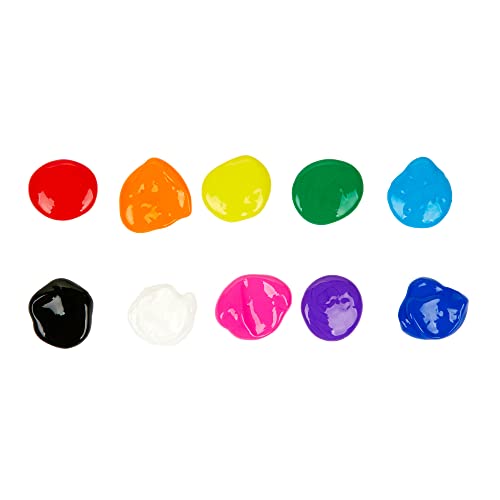 I Lavabilissimi, 10 Barattoli di Tempere Lavabili per Bambini da 3 Anni - Crayola