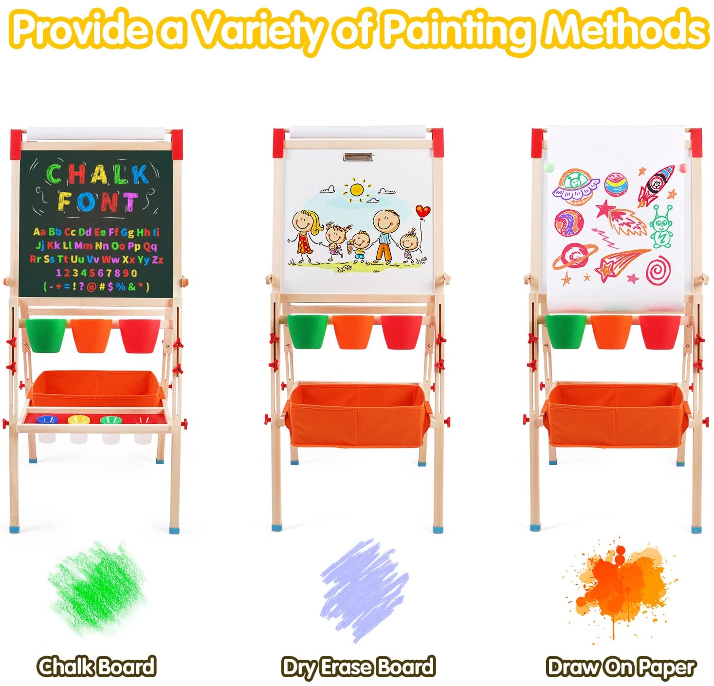 Lavagna per bambini regolabile