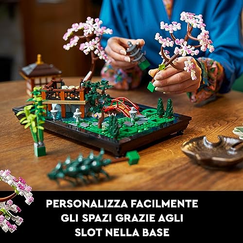 LEGO 10315 Icons - Il Giardino Tranquillo - Set Giardino Botanico Zen per Adulti