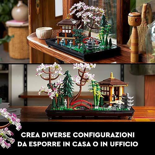 LEGO 10315 Icons - Il Giardino Tranquillo - Set Giardino Botanico Zen per Adulti