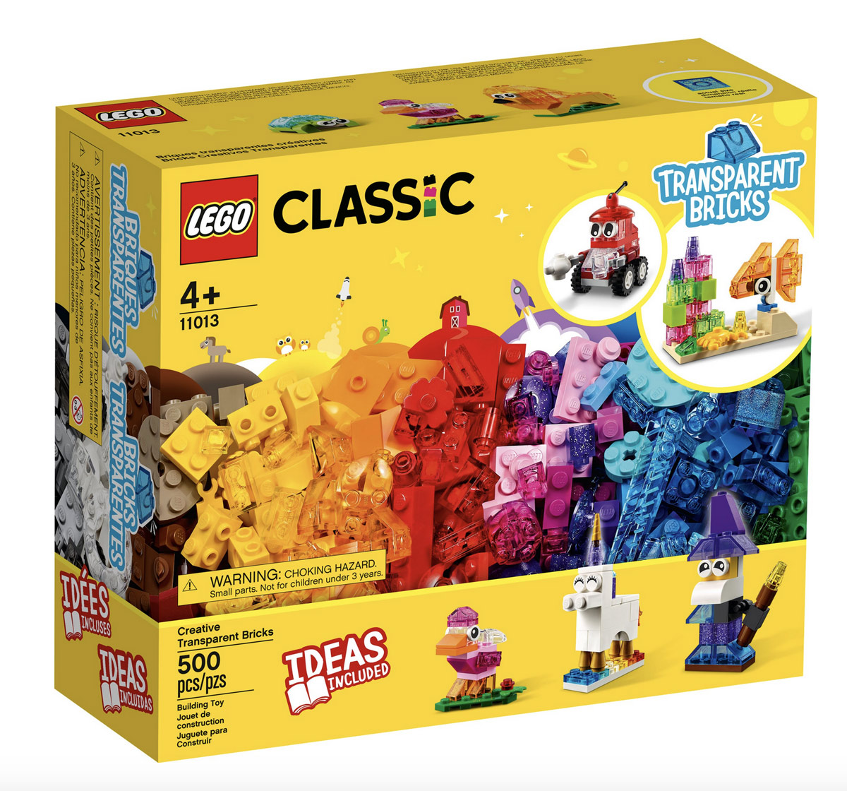Mattoncini trasparenti creativi - LEGO Classic 11013