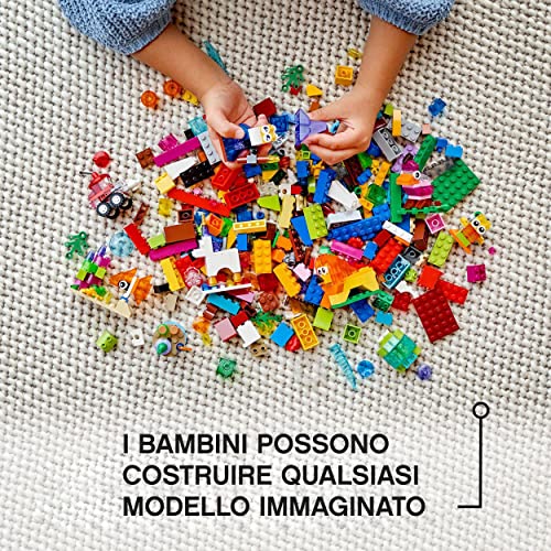 LEGO 11013 Classic Mattoncini Trasparenti Creativi