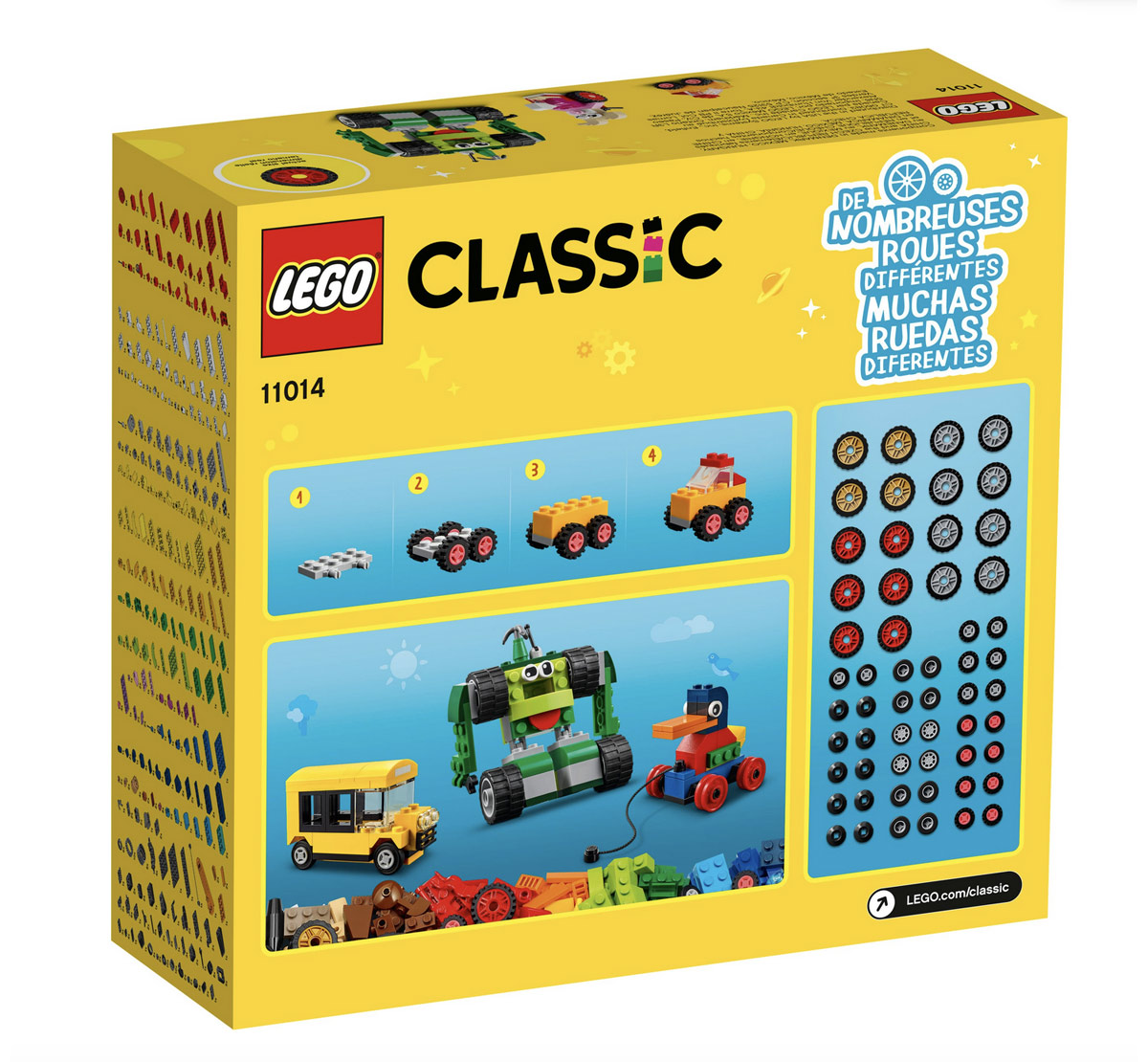Mattoncini e ruote Lego 11014