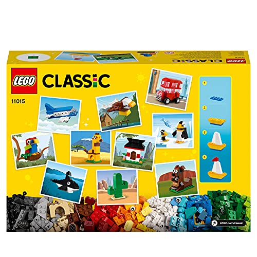 LEGO 11015 Classic Giro del Mondo, Set Mattoncini da Costruzione