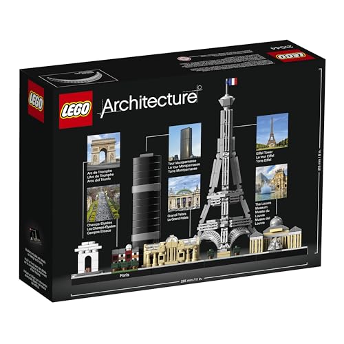 LEGO 21044 Architecture Parigi, con Torre Eiffel e Museo del Louvre