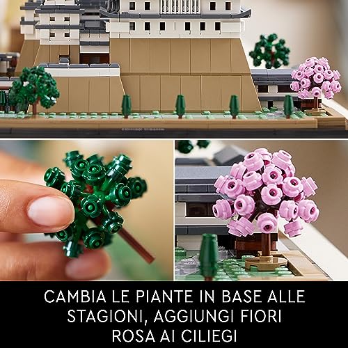 LEGO 21060 Architecture Castello di Himeji, Kit costruzioni per adulti