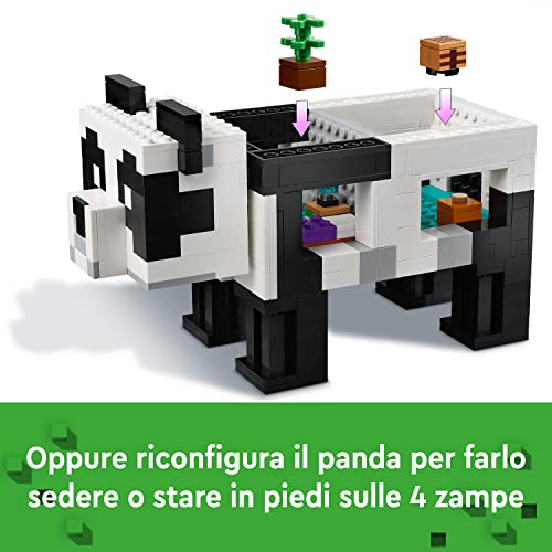 LEGO 21245 Minecraft Il Rifugio del Panda