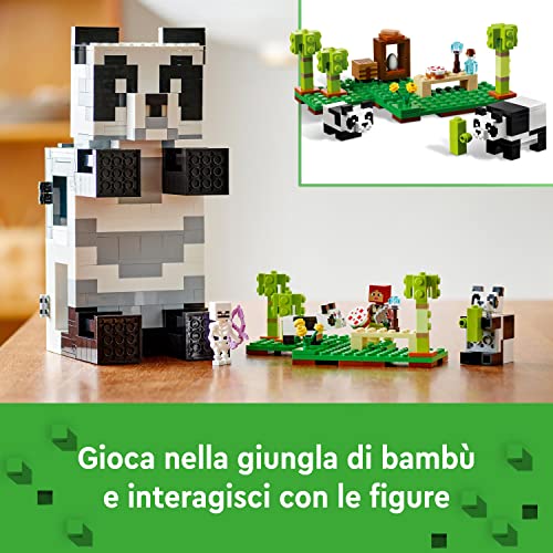 LEGO 21245 Minecraft Il Rifugio del Panda