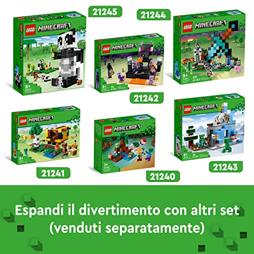 LEGO 21245 Minecraft Il Rifugio del Panda