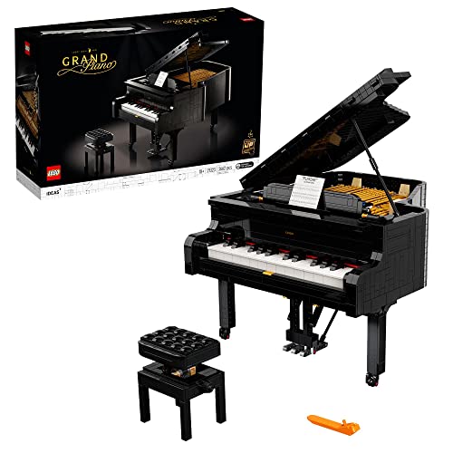 LEGO 21323 Ideas - Pianoforte a Coda, Funzionante con Motore