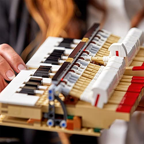 LEGO 21323 Ideas - Pianoforte a Coda, Funzionante con Motore