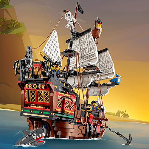 LEGO 31109 Creator Galeone dei Pirati, Set Costruzioni 3 in 1