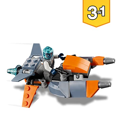 LEGO 31111 Creator Cyber-Drone, Set 3 in 1