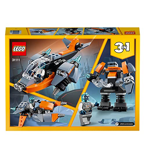 LEGO 31111 Creator Cyber-Drone, Set 3 in 1