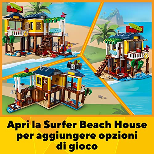 LEGO 31118 Creator Casa del Surfista, set 3 in 1