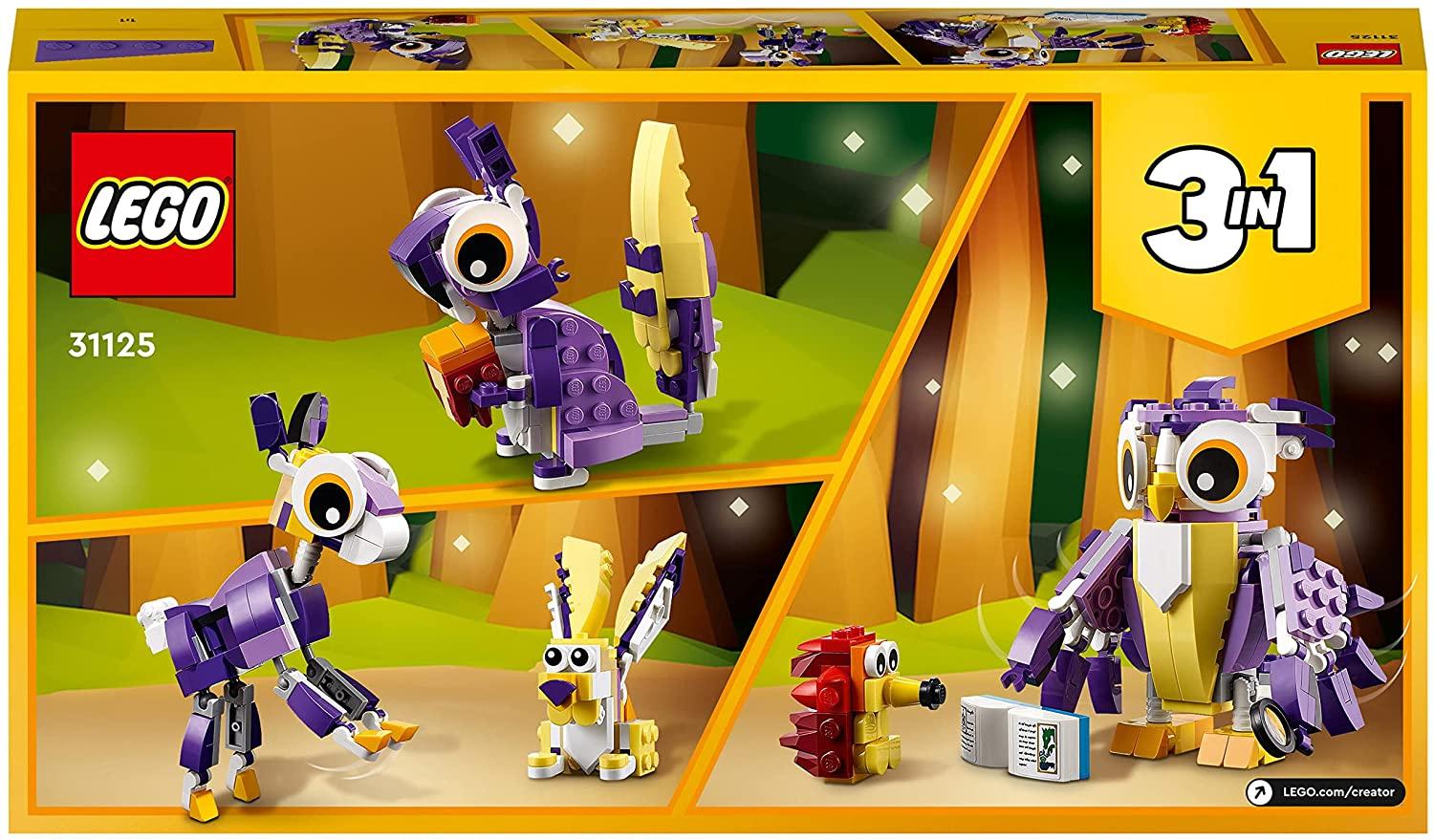 LEGO 31125 Creator - Creature della foresta fantasy