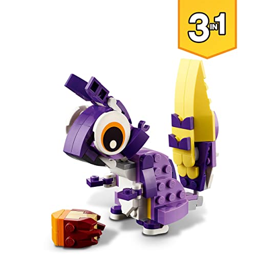 LEGO 31125 Creator 3 in 1 Creature della Foresta Fantasy
