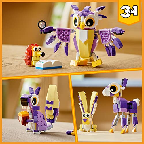 LEGO 31125 Creator 3 in 1 Creature della Foresta Fantasy