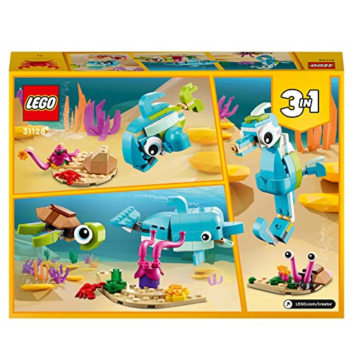 LEGO 31128 Creator Animali Marini, 3 in 1