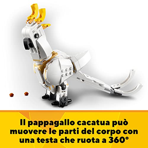 LEGO 31133 Coniglio Bianco, Creator 3in1