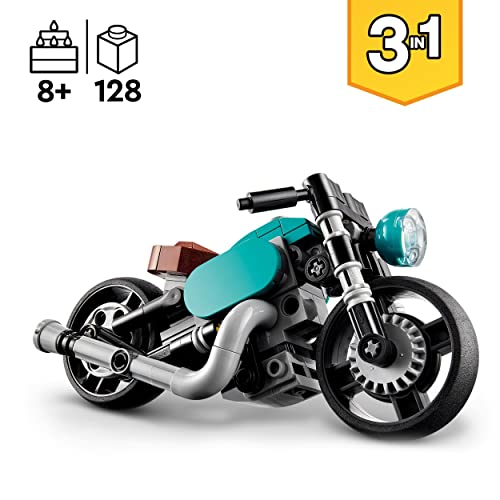 LEGO 31135 Creator Motocicletta Vintage, Set 3 in 1