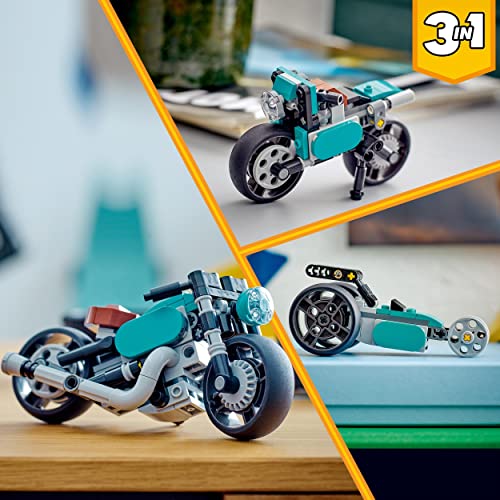LEGO 31135 Creator Motocicletta Vintage, Set 3 in 1