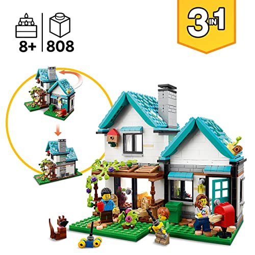 LEGO 31139 Creator Casa Accogliente, Set 3 in 1