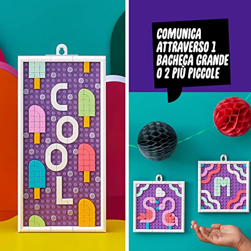 LEGO 41951 DOTS Bacheca Messaggi, Lavagnetta Personalizzabile per Bambini