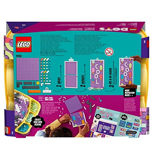 LEGO 41951 DOTS Bacheca Messaggi, Lavagnetta Personalizzabile per Bambini