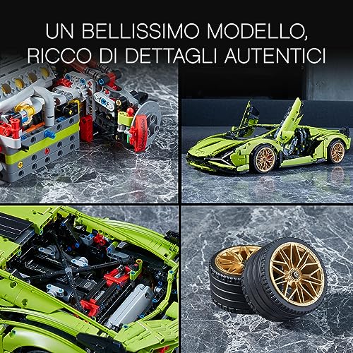 LEGO 42115 Technic Lamborghini Sian FKP 37, Modellino da costruire per adulti