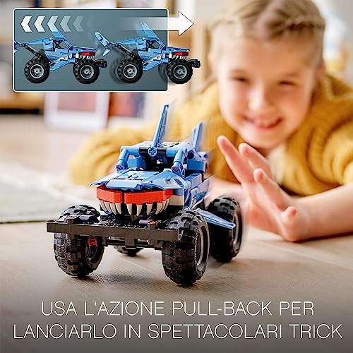 LEGO 42134 Technic Monster Jam Megalodon 2 in 1 - Squalo Macchina
