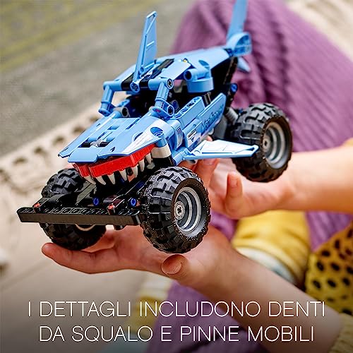 LEGO 42134 Technic Monster Jam Megalodon 2 in 1 - Squalo Macchina