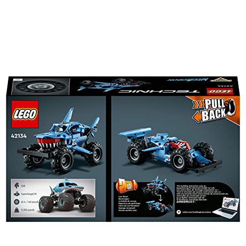 LEGO 42134 Technic Monster Jam Megalodon 2 in 1 - Squalo Macchina