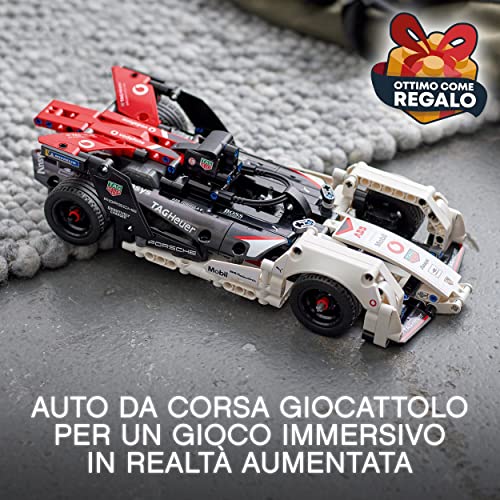 LEGO 42137 Technic Porsche 99X Electric, Auto da Corsa con App AR