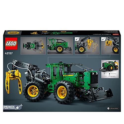 LEGO 42157 Technic Trattore John Deere 948L-II, Modellino da Costruire con 4 Ruote Motrici